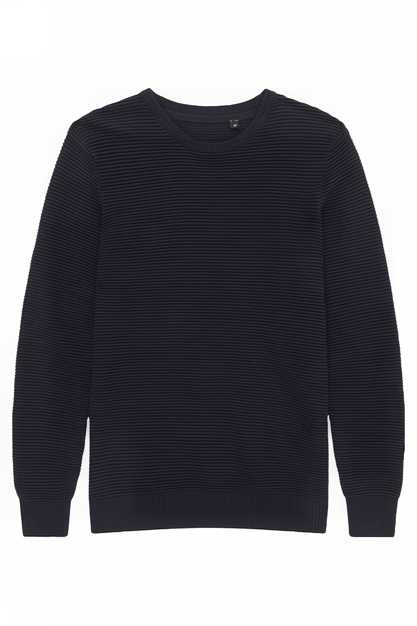 OTTOMAN CREW NECK JUMPER DARK NAVY 4