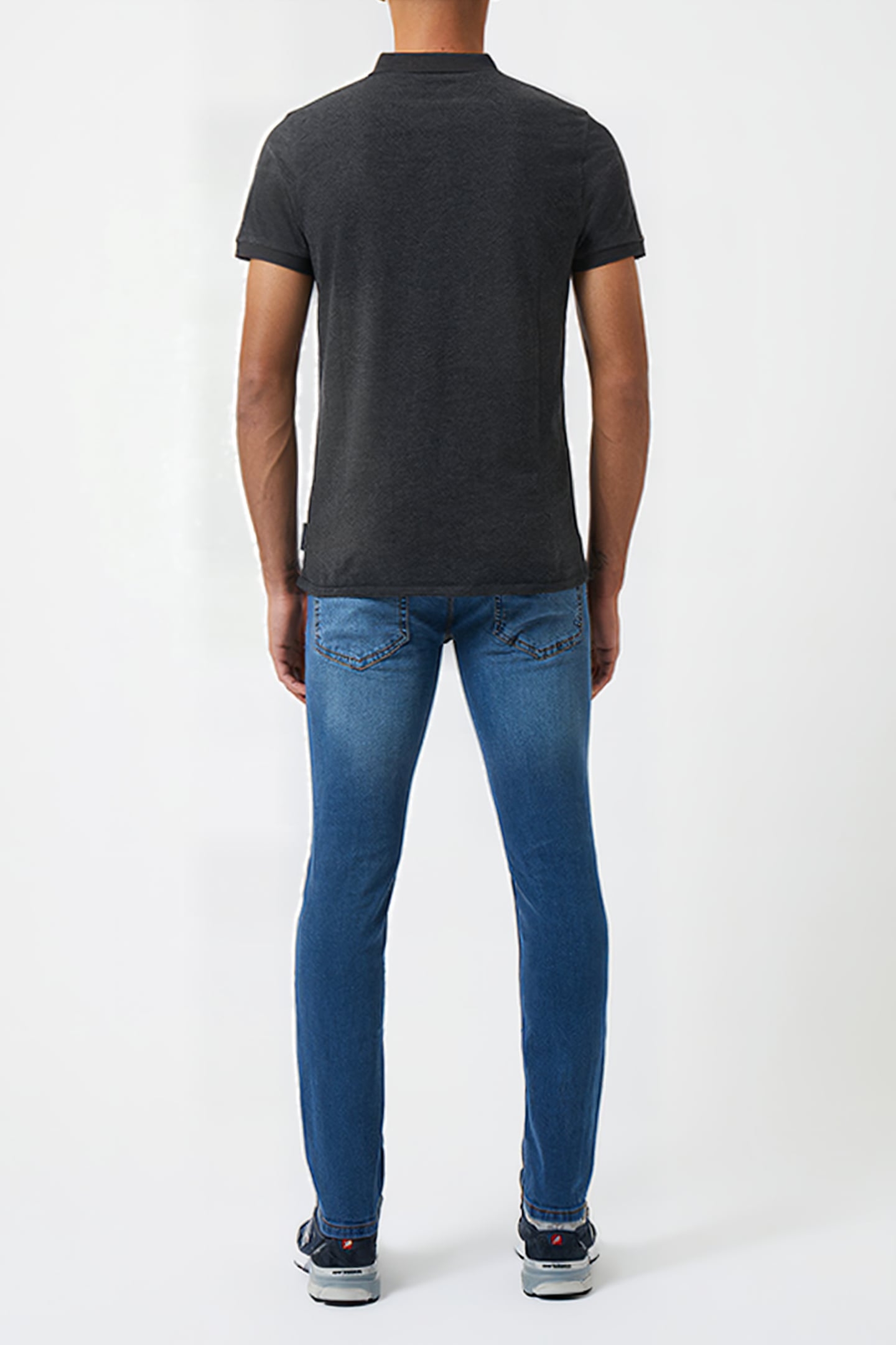 JERSEY POLO SHIRT CHARCOAL 2