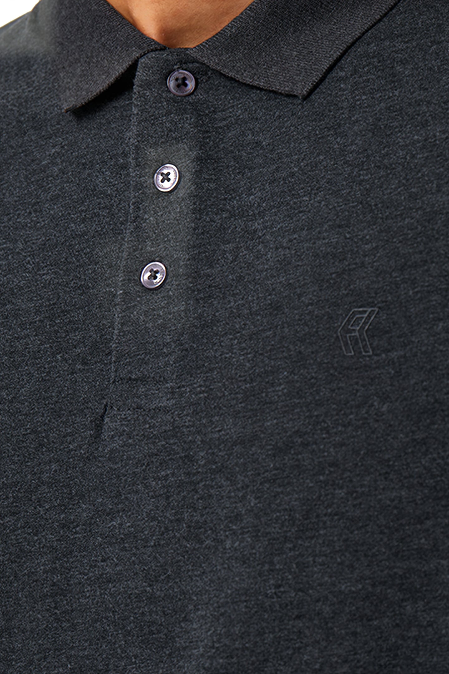 JERSEY POLO SHIRT CHARCOAL 4