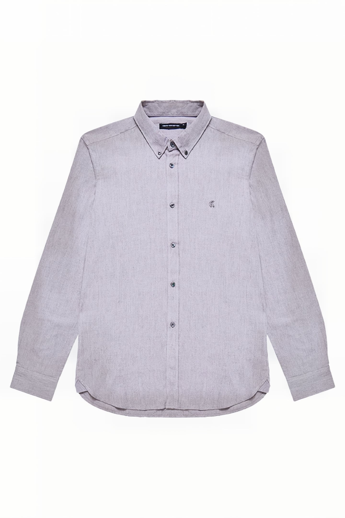 OXFORD LOGO LONG SLEEVE SHIRT BORDEAUX/DARK NAVY 4