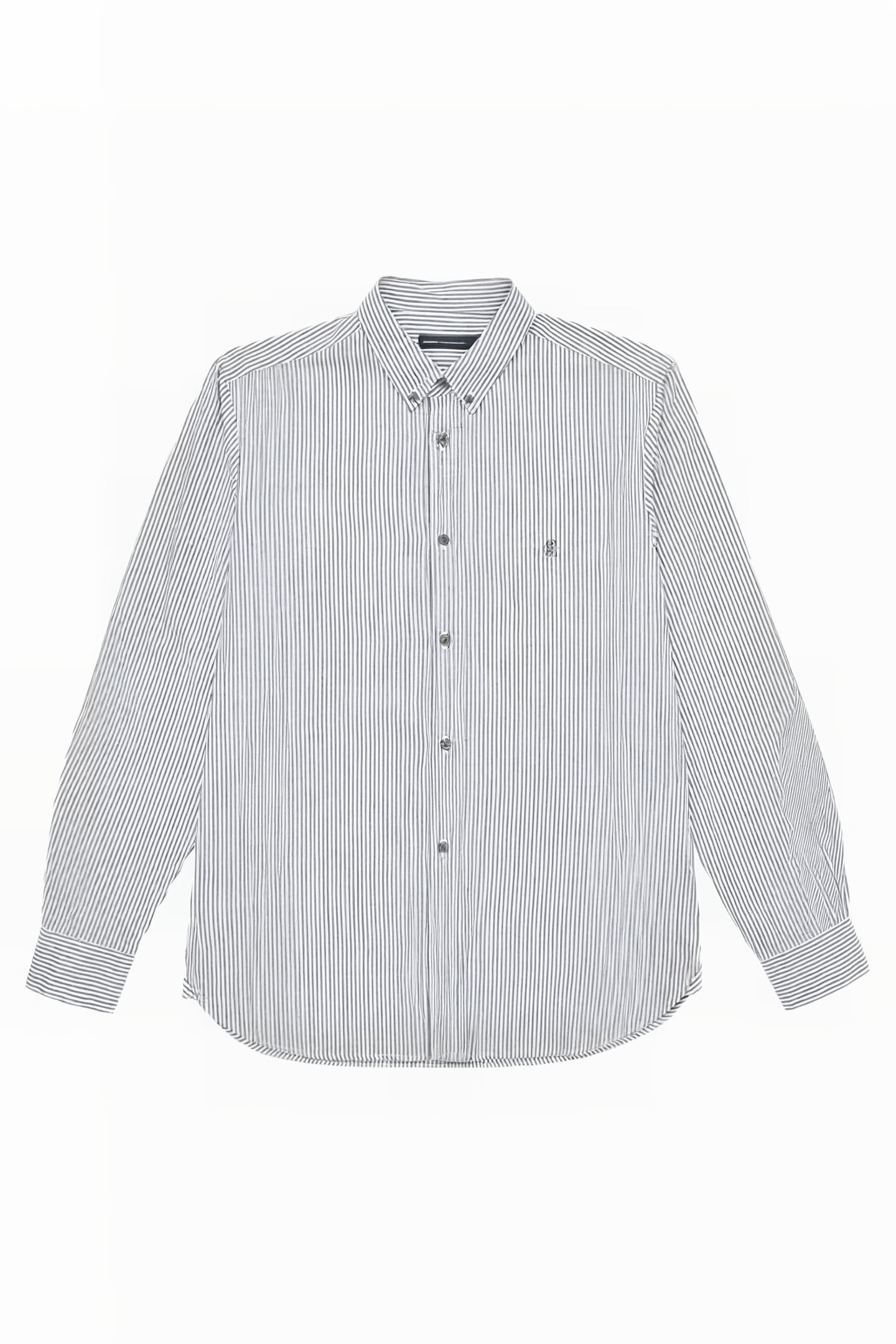 STRIPE LONG SLEEVE SHIRT DARK NAVY STRIPE 3