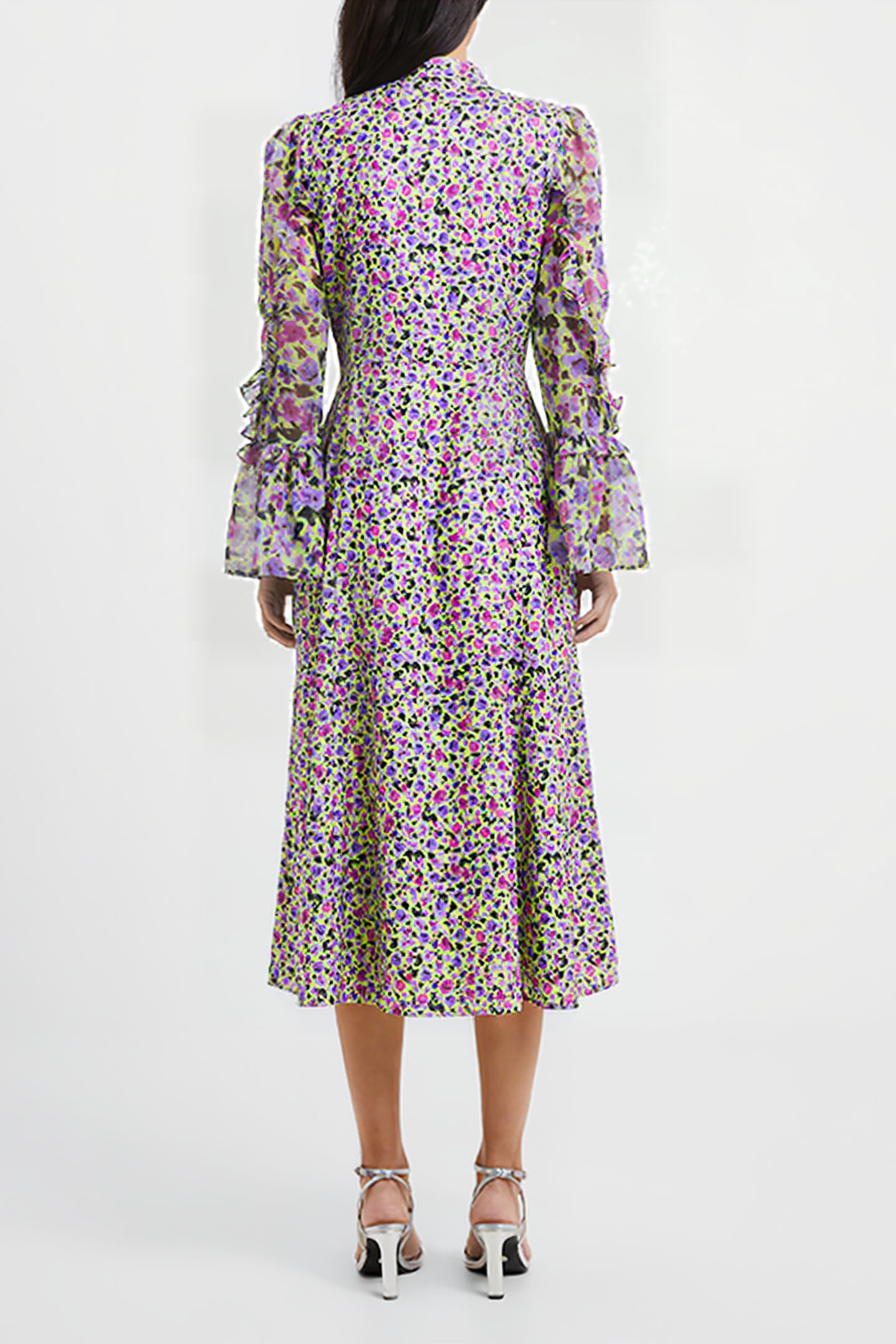 ALEZZIA ELY MIDI DRESS SHARP GREEN 2