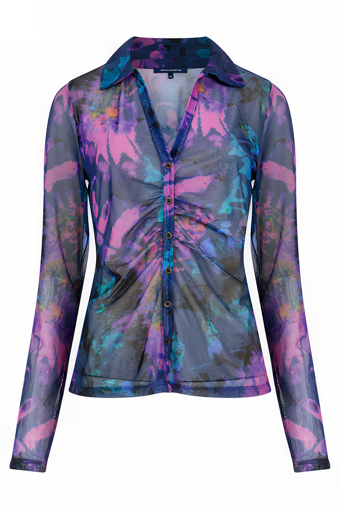 TONI MESH GABRIELA TOP BLUE DEPTHS 3