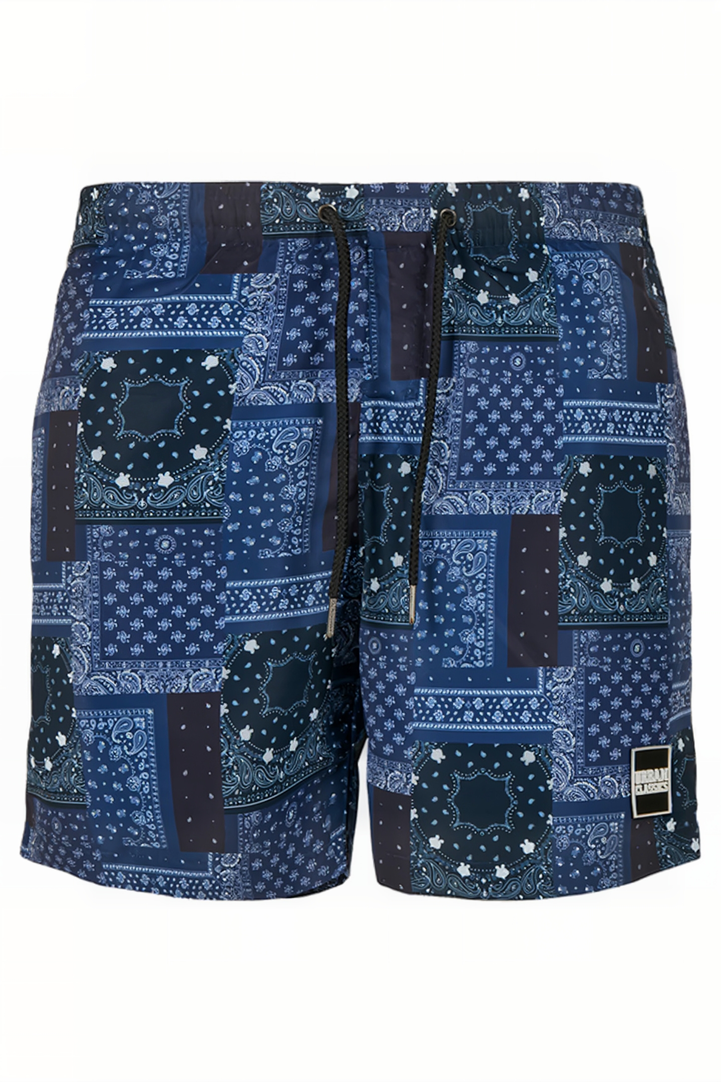 PATTERN SWIM SHORTS NAVY BANDANA AOP 4