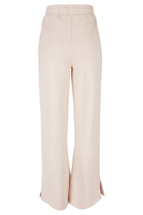 LADIES HEAVY TERRY GARMENT DYE SLIT PANTS PINK 7