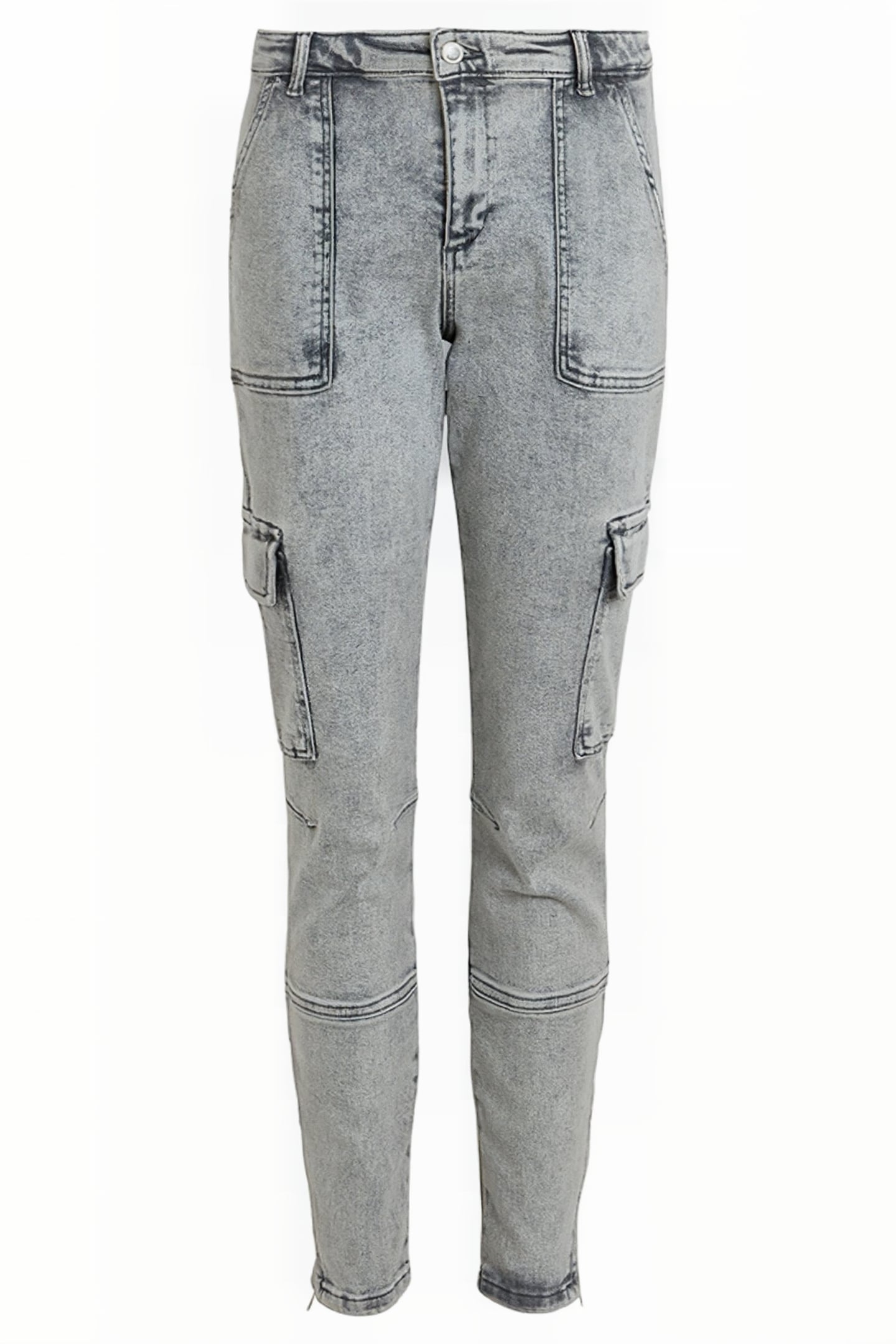 DURAN SKINNY CARGO SNOW GREY 4