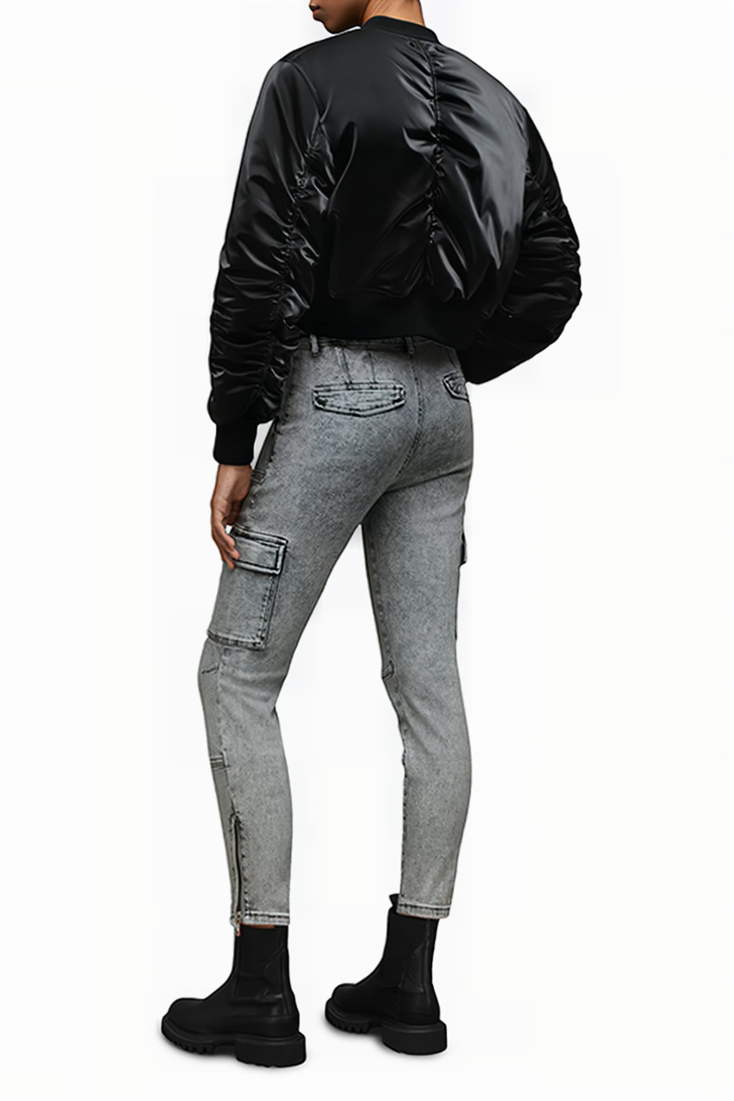 DURAN SKINNY CARGO SNOW GREY 3