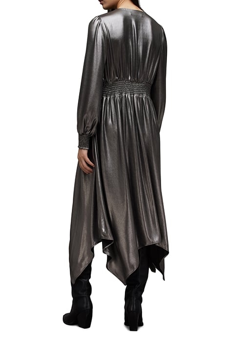 ESTELLE METALLIC DRE GUNMETAL GREY 3