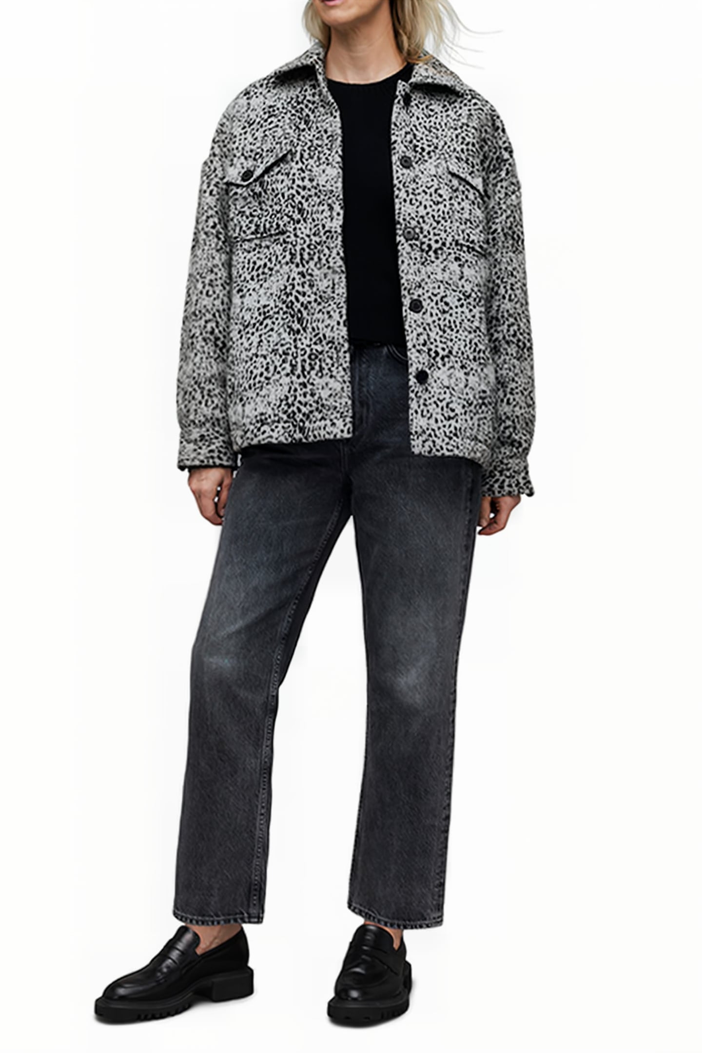 LUELLA LEO JACKET BLACK/WHITE 3