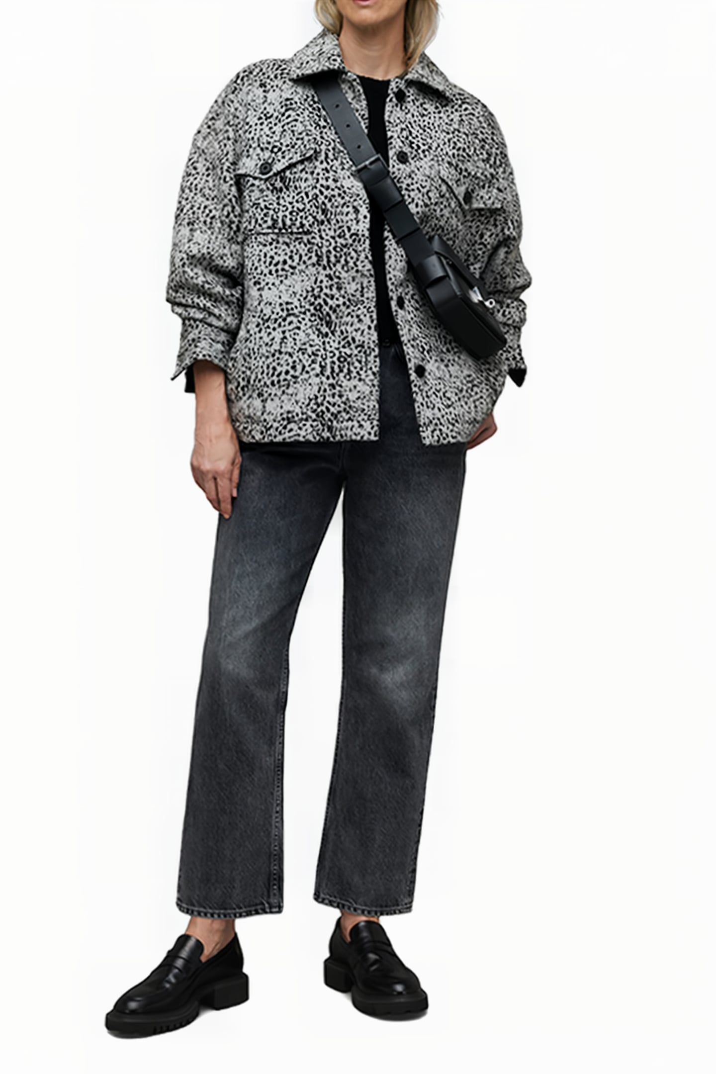 LUELLA LEO JACKET BLACK/WHITE 5