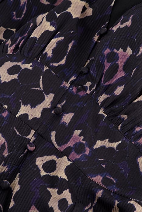 LYNN SHORT INDI DRESS BLACK/CLASSY CAMEL 5