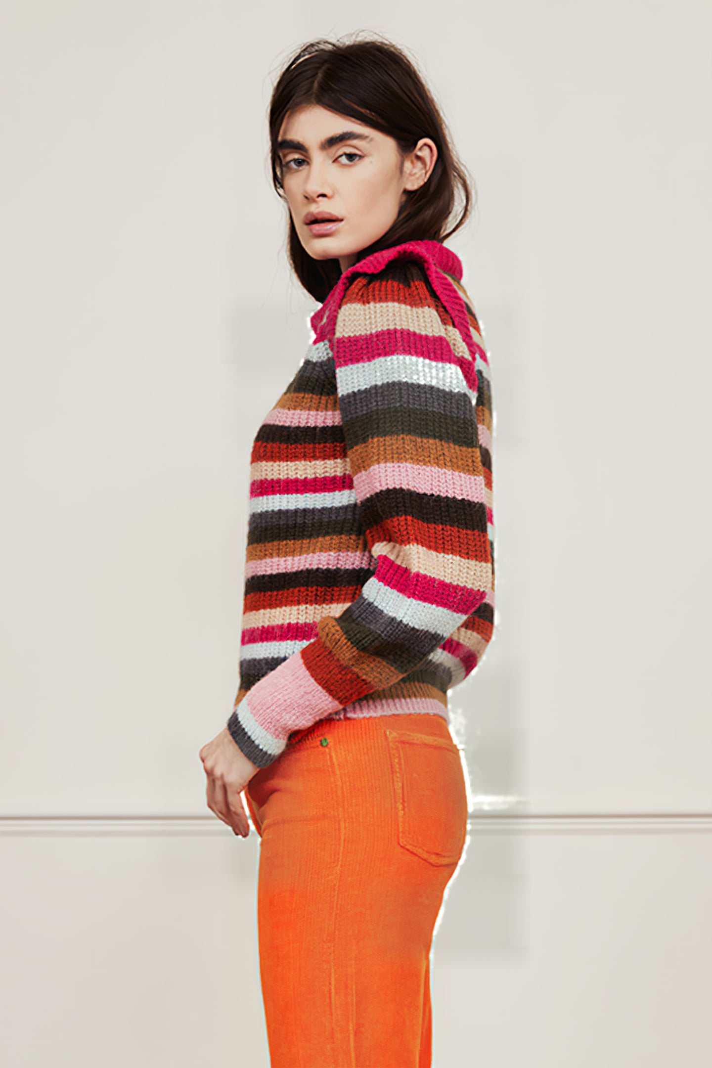 RAINBOW PULLOVER MOUNTAIN GREEN/ORANG 5