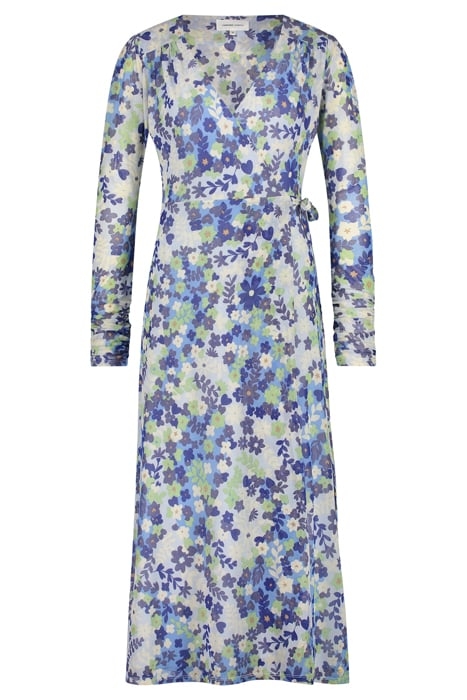 NATALIE DRESS RIAD BLUE/HOLY GUACA 3