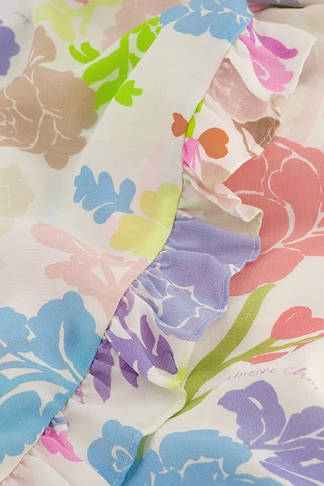 CHANNA DRESS CREAM WHITE /PINK PA 5