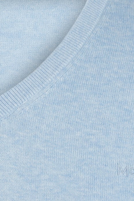 V NECK SWEATER LIGHT BLUE 3