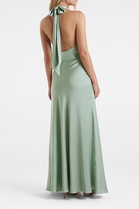 YVETTE KNOT TIE GOWN SEAFOAM 2
