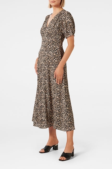 CASA MIDI DRESS PAINTERLY ANIMAL 4