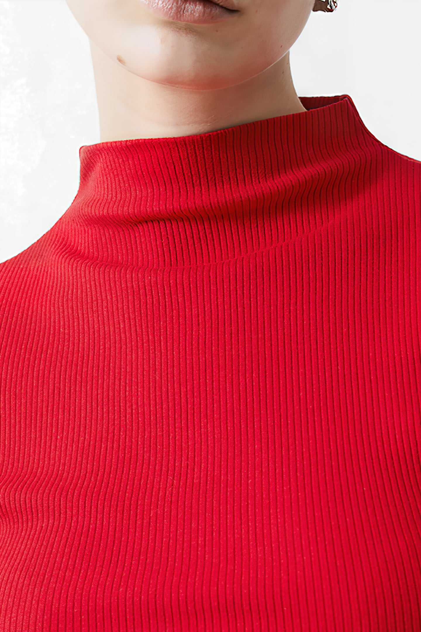 RIB TURTLE NK TOP POPPY 4