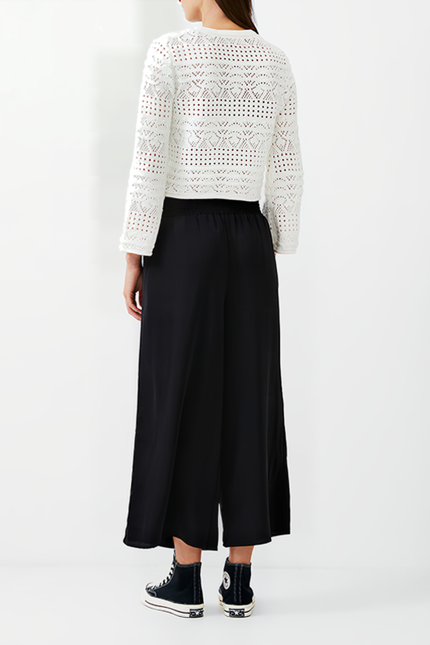 L/S CROCHET BOBBLE KNIT IVORY 3