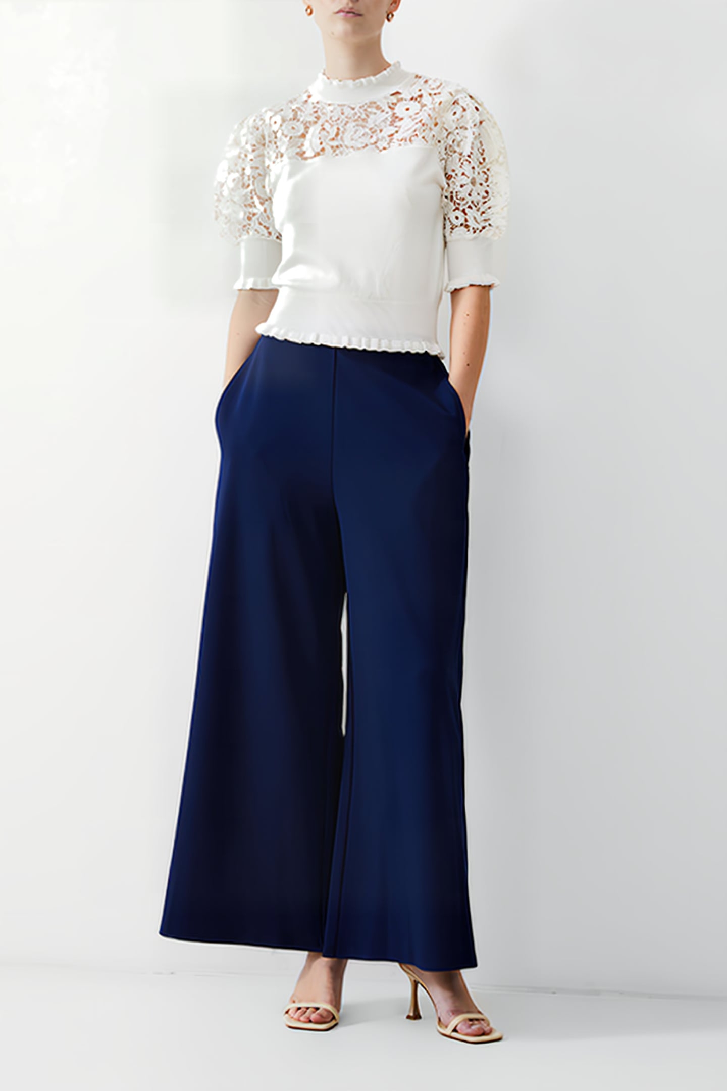 CROCHET MIX KNIT WHITE 2