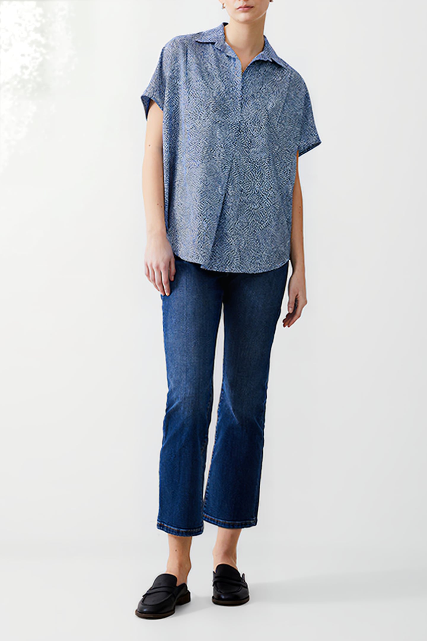 BERNICE CREPE LIGHT POPOVER PLACIDBLUE/DKNVY/WHT 2