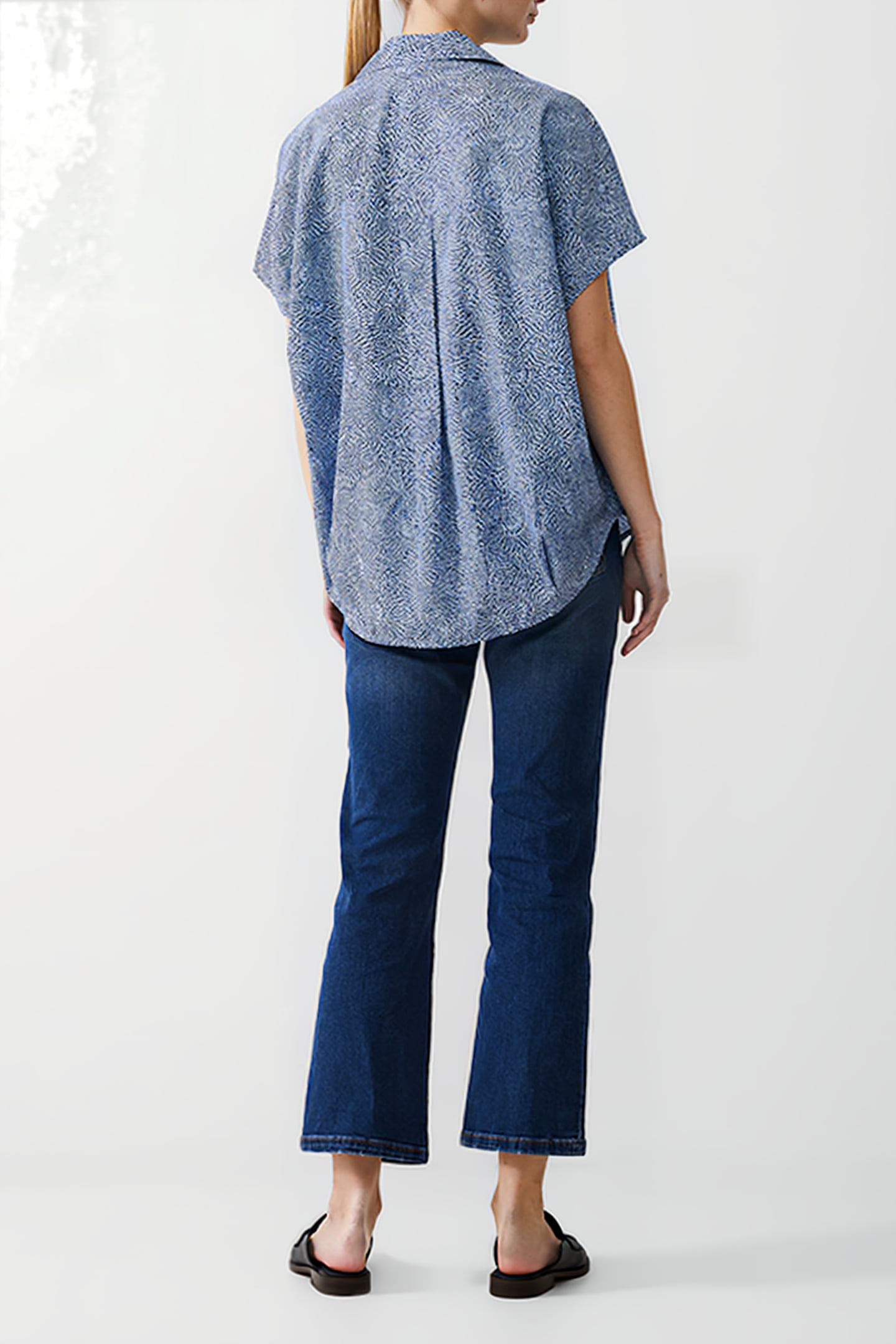 BERNICE CREPE LIGHT POPOVER PLACIDBLUE/DKNVY/WHT 3