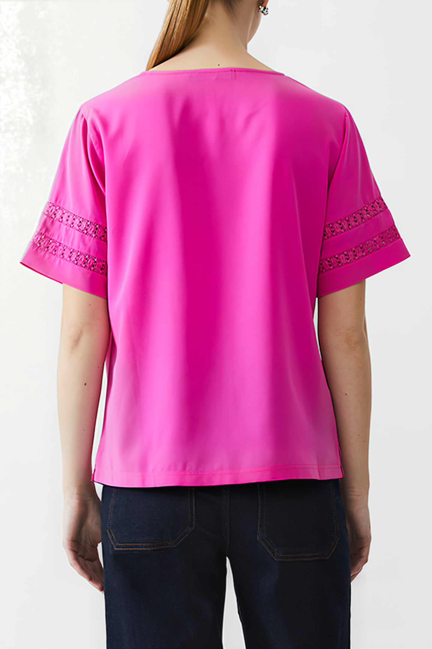 CROCHET TRIM CREPE LIGHT TOP WILD ROSA 2