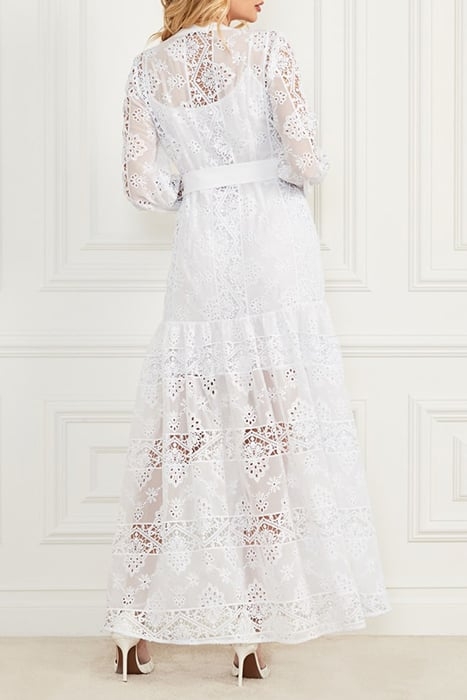 CASSANDRA DRESS TRUE WHITE A000 5