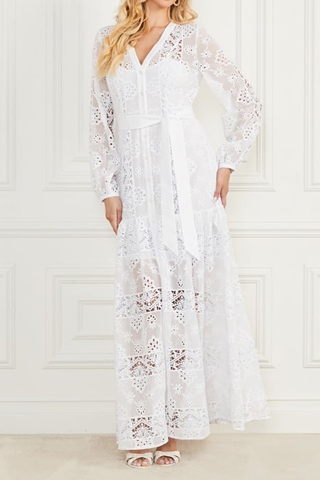 CASSANDRA DRESS TRUE WHITE A000 4