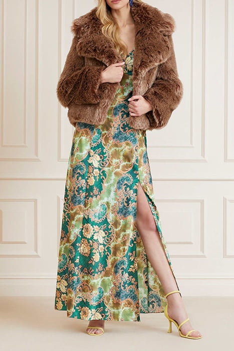 MARCIANO BY GUESS HEIRLOOM GOWN DRESS HEIRLOOM PRINT 6