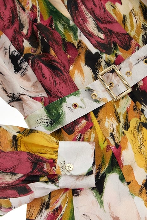 AUTUMN GARDEN LOOSE MINI DRESS PRINT 7