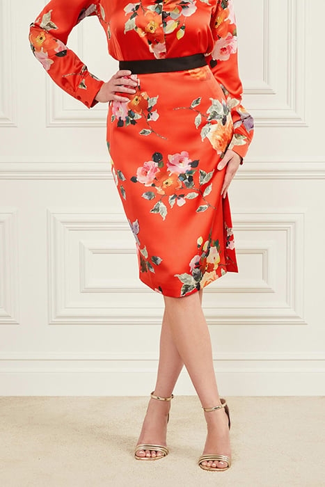 CORSAGE SKIRT PRINT 1