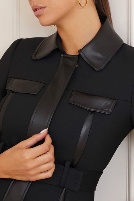 MADDY TRENCH JET BLACK 6