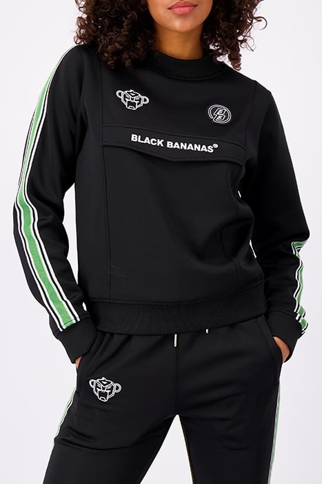 MIAMI TAPED TRACKTOP BLACK 1