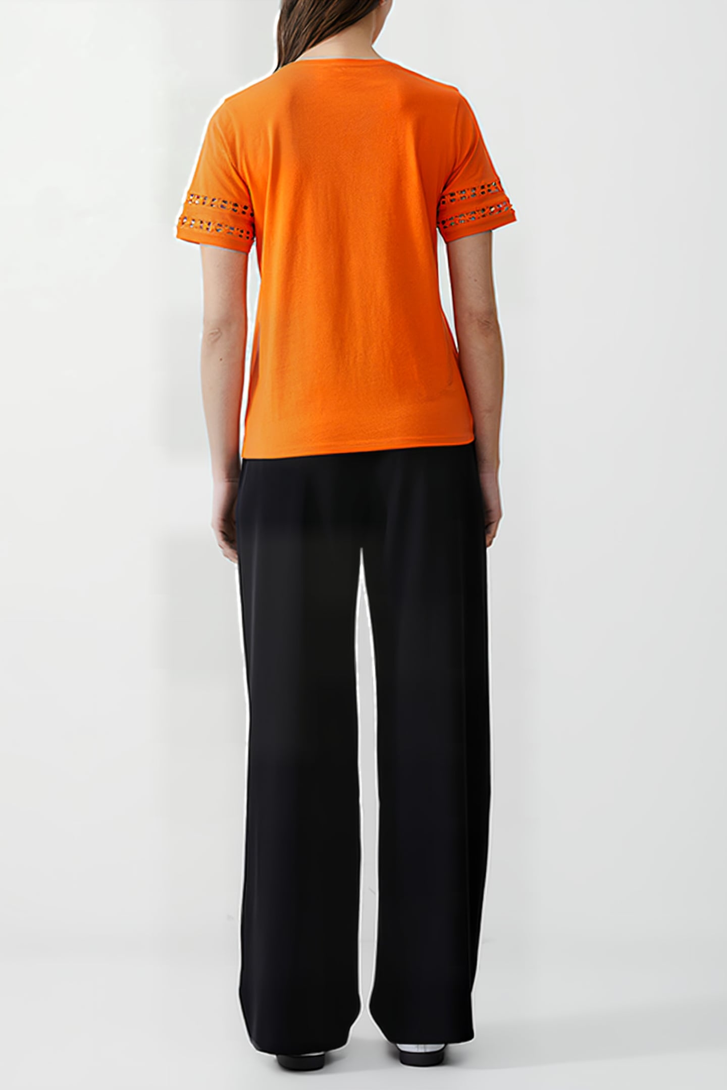 CROCHET TRIM TEE MANDARIN 3