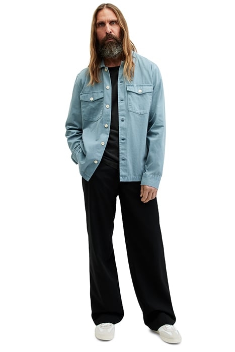 SPOTTER LS SHIRT DUSTY BLUE 3