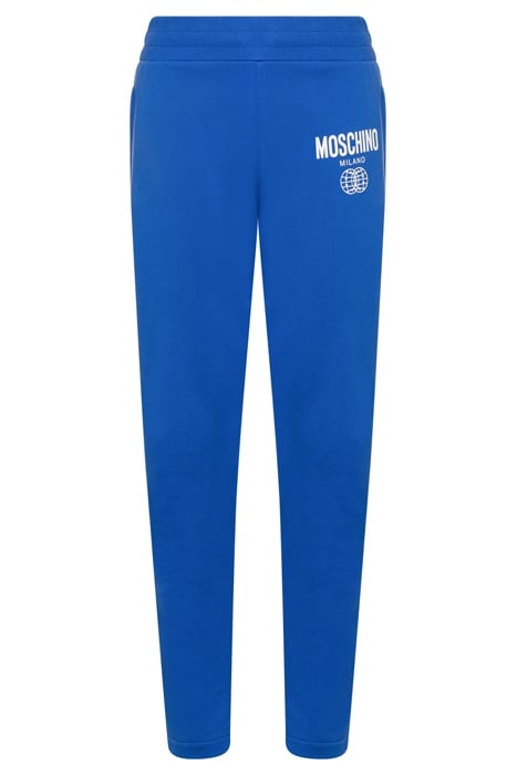 DOUBLE SMILEY® WORLD ORGANIC FLEECE JOGGERS BLUE 3