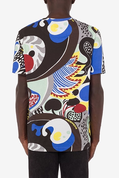 PSYCHEDELIC PRINT JERSEY T-SHIRT MULTICOLOR 2