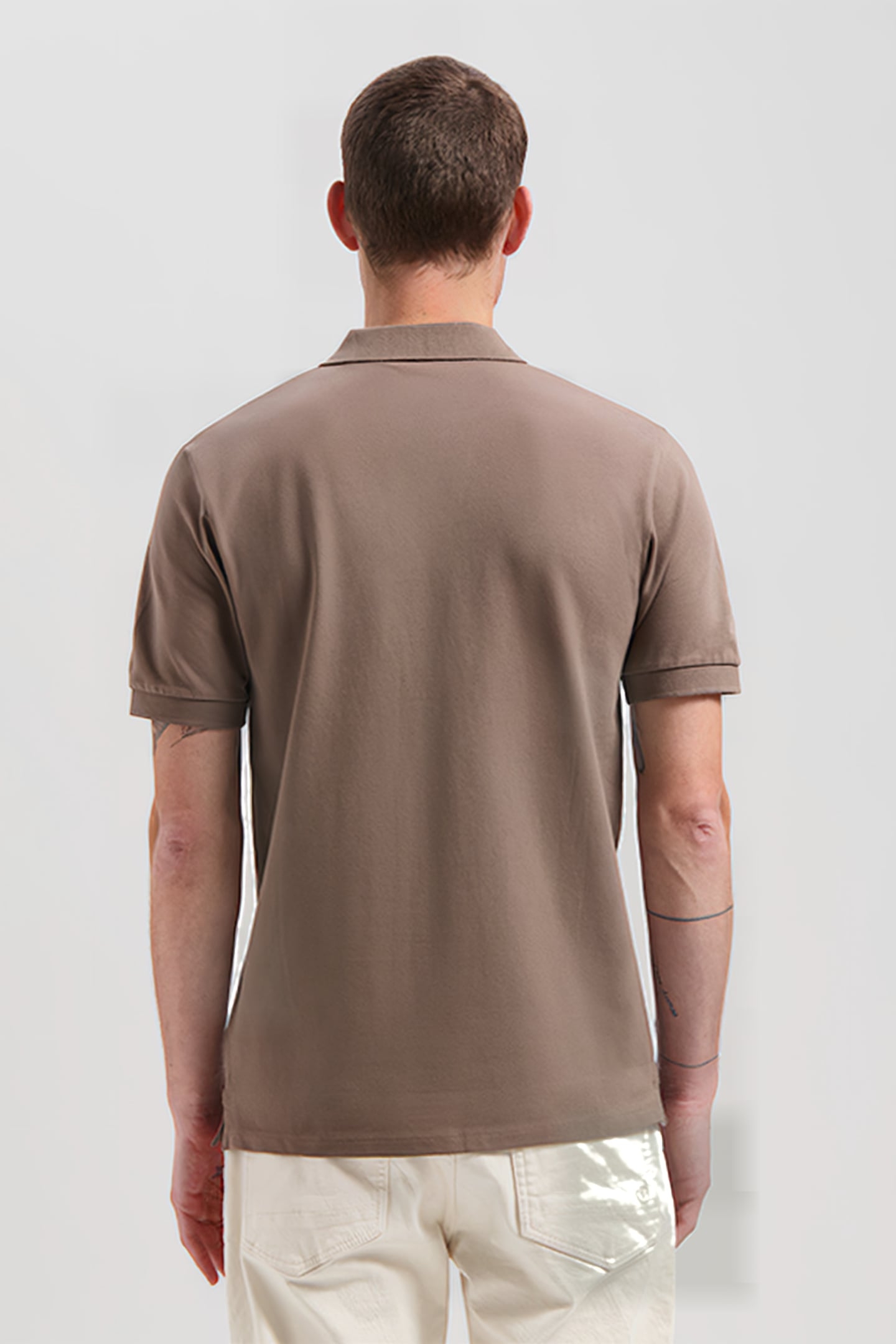 DS_BOWIE V-NECK POLO TIMBER WOLF 2