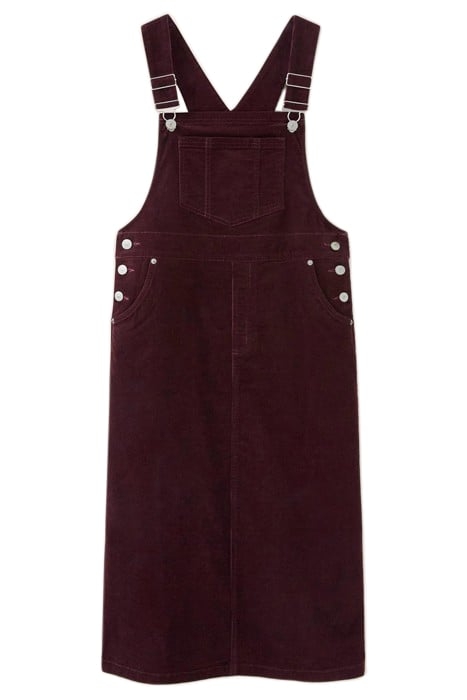 EMMIE  CORD MIDI PINNY DARK PLUM 3