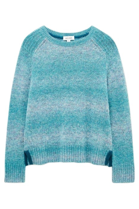SPACE DYE JUMPER TEAL 4