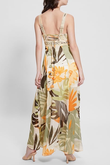 SL SERENA DRESS FOLIAGE FORM PRINT 2