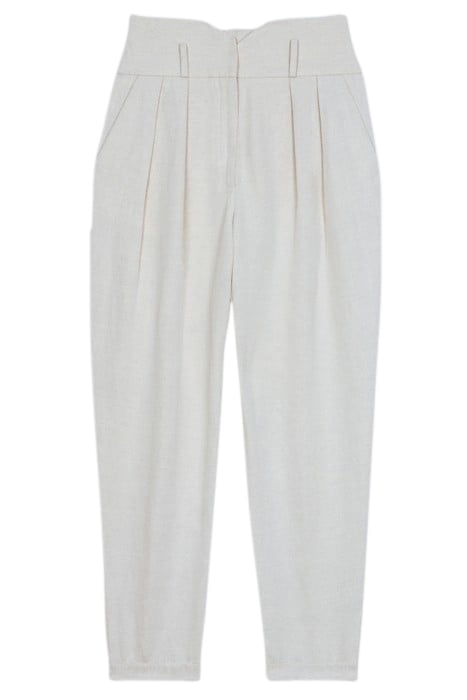 YILA STRAIGHT PANT IN ECRU 3