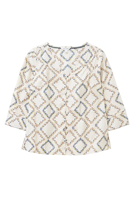 RAE  COTTON TOP IVORY PRINTED 2
