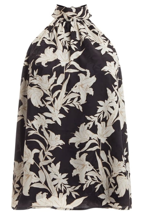 SUNBURST TOP BLACK PRINT 4