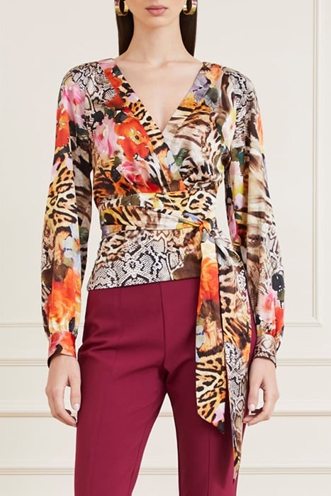 MARCIANO BY GUESS WILD FLOWER BLOUSE WILD FLOWER FALL PRI 1