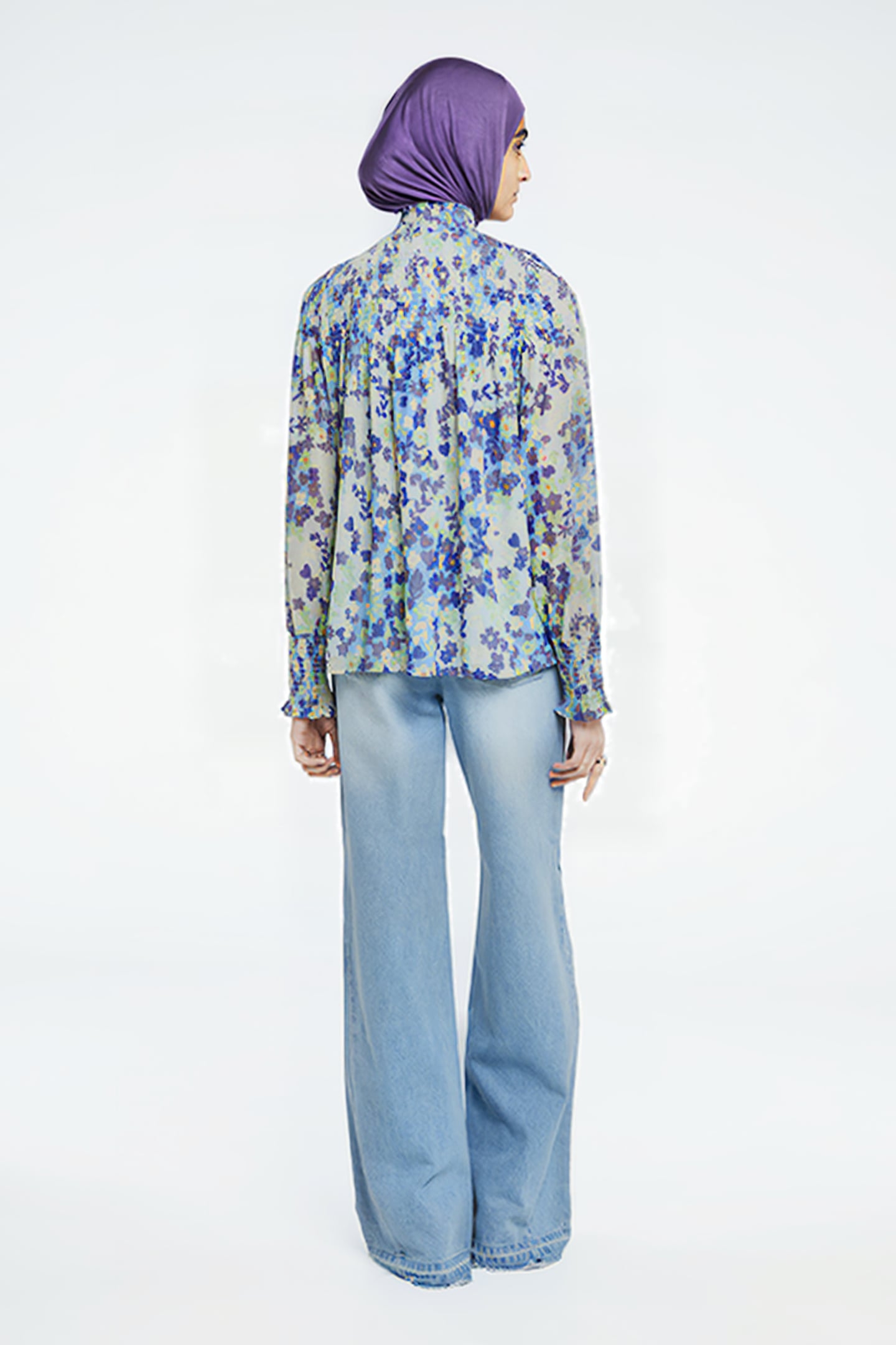 MILA TOP RIAD BLUE/HOLY GUACA 3