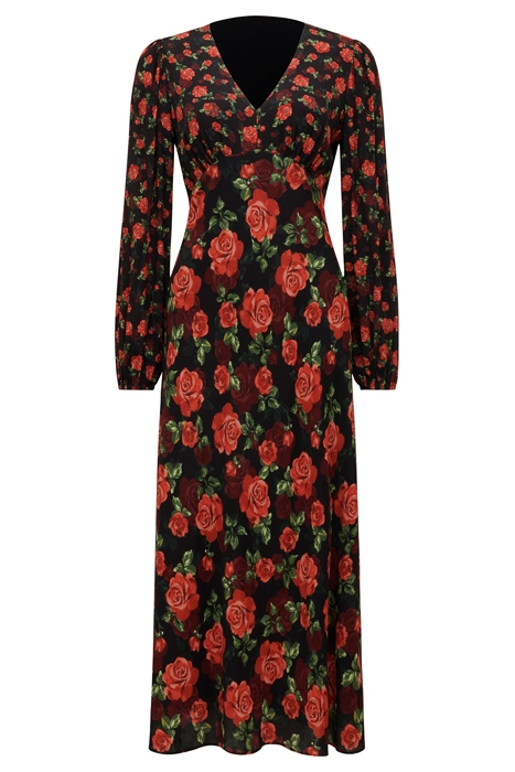 CARLINA MIXED PRINT MIDI ROSE GARDEN 3