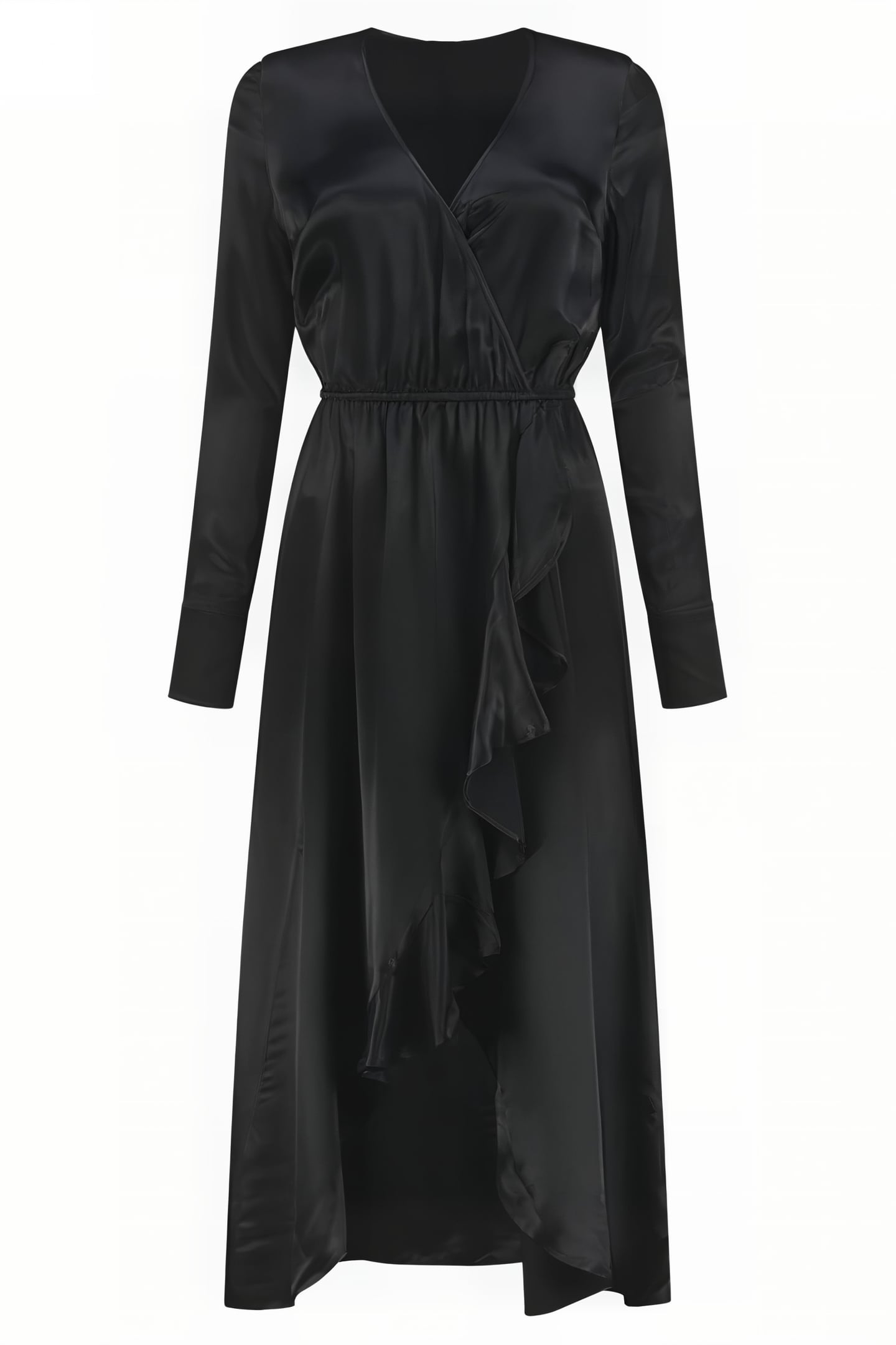 SAGE LONG DRESS BLACK 2