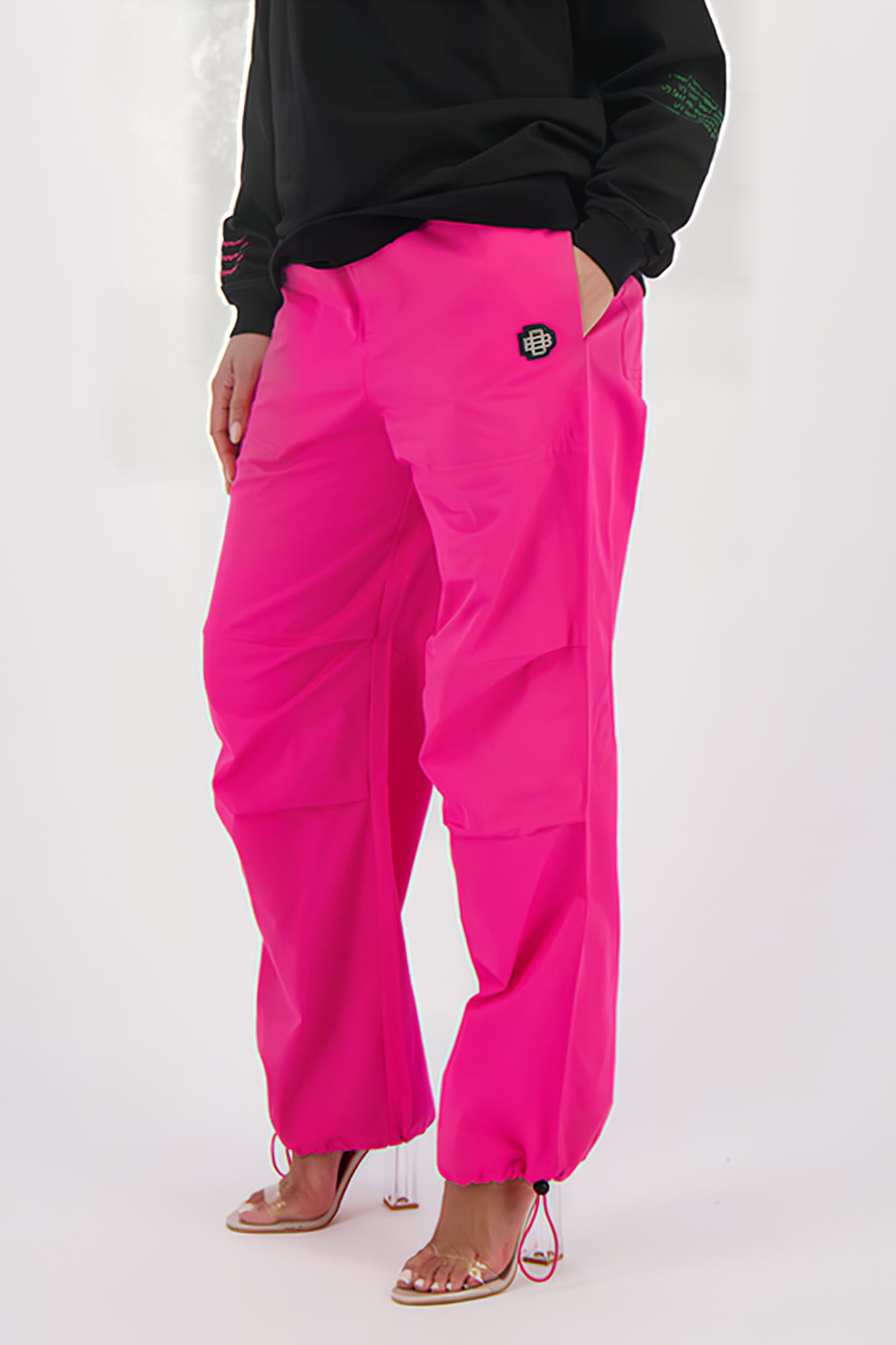 PARACHUTE PANTS PINK 5